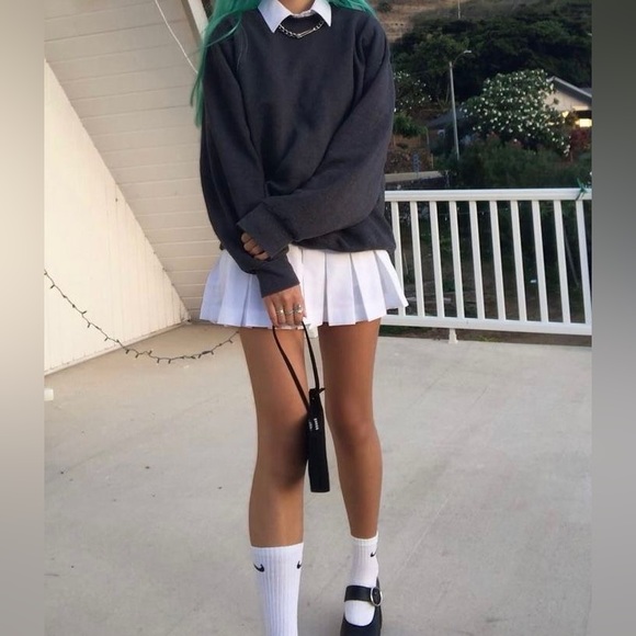 Gray Vintage Golf Crew Neck Sweater - Picture 6 of 8